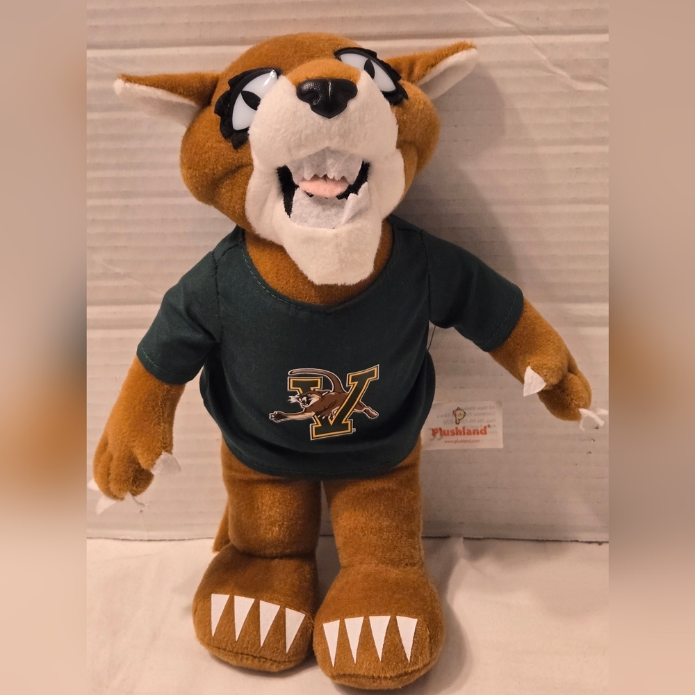 NCAA VERMONT CATAMOUNTS Mascot RALLY Childrens Stuffed Animal Plush Doll Gift